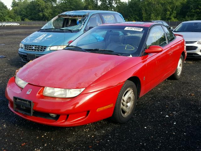 1G8ZH1276VZ366266 - 1997 SATURN SC2 RED photo 2