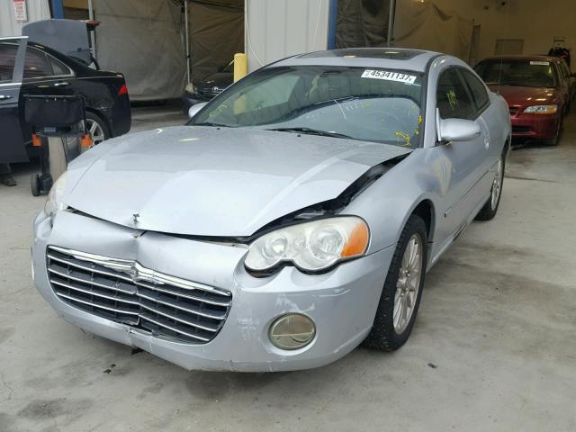 4C3AG52H13E055275 - 2003 CHRYSLER SEBRING LX SILVER photo 2