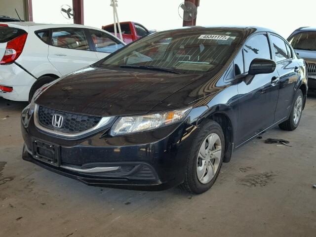 2HGFB2F50FH554356 - 2015 HONDA CIVIC BLACK photo 2