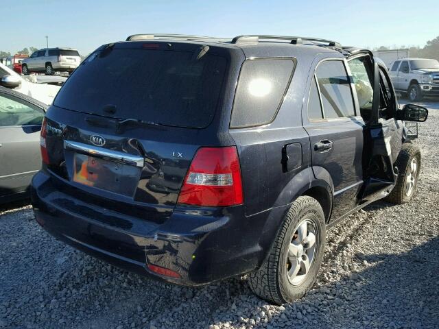 KNDJD735985859689 - 2008 KIA SORENTO EX BLUE photo 4