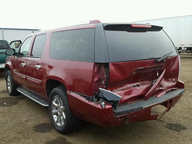 1GKFK66857J188124 - 2007 GMC YUKON XL MAROON photo 3