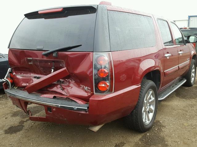 1GKFK66857J188124 - 2007 GMC YUKON XL MAROON photo 4