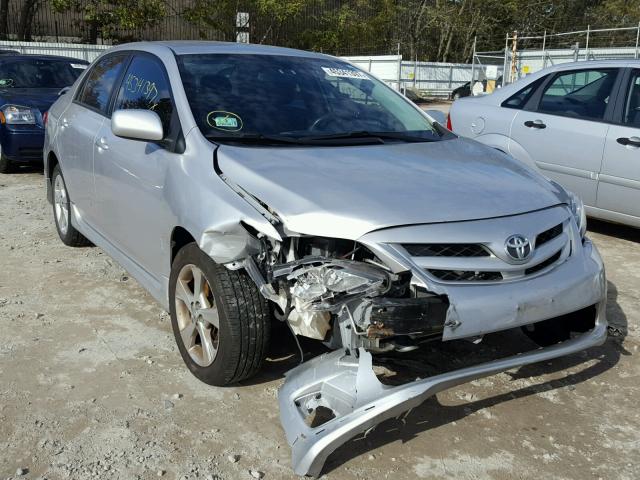 2T1BU4EEXBC631680 - 2011 TOYOTA COROLLA SILVER photo 1