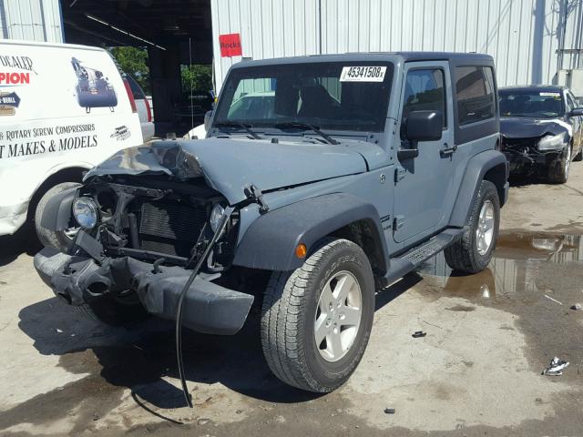 1C4AJWAG5FL611374 - 2015 JEEP WRANGLER S Թիրկույզ լուսանկար 2