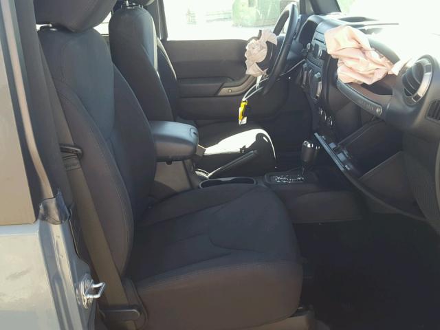 1C4AJWAG5FL611374 - 2015 JEEP WRANGLER S Թիրկույզ լուսանկար 5