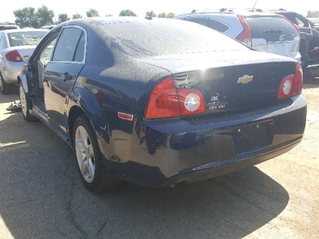 1G1ZB5E19BF310219 - 2011 CHEVROLET MALIBU LS Mavi foto 3