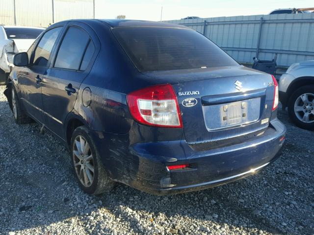 JS2YC5A20B6303146 - 2011 SUZUKI SX4 LE BLUE photo 3