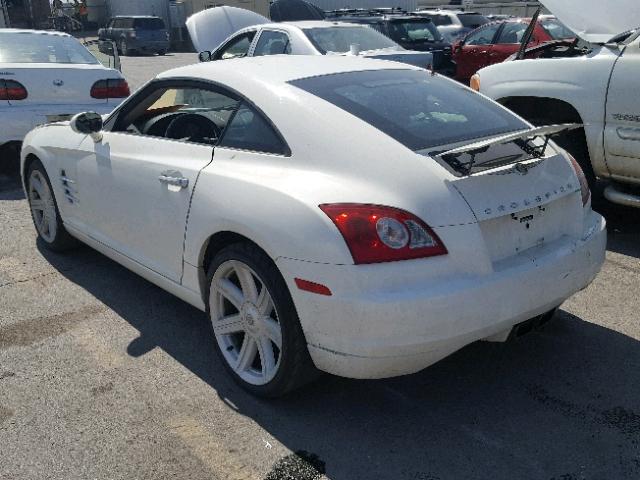 1C3AN69L54X019764 - 2004 CHRYSLER CROSSFIRE WHITE photo 3