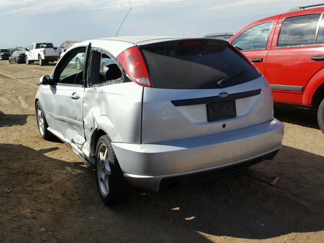 3FAHP39552R200458 - 2002 FORD FOCUS SVT GRAY photo 3