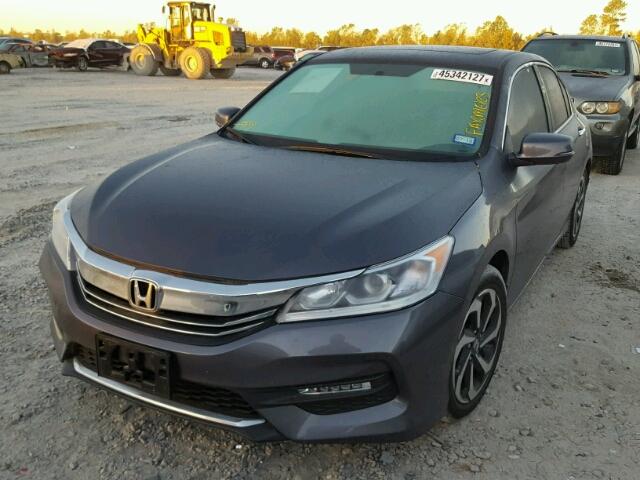 1HGCR2F70GA140817 - 2016 HONDA ACCORD EX GRAY photo 2