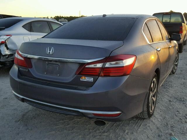 1HGCR2F70GA140817 - 2016 HONDA ACCORD EX GRAY photo 4