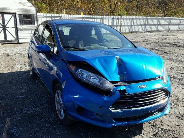 3FADP4EJ8EM186340 - 2014 FORD FIESTA SE BLUE photo 1