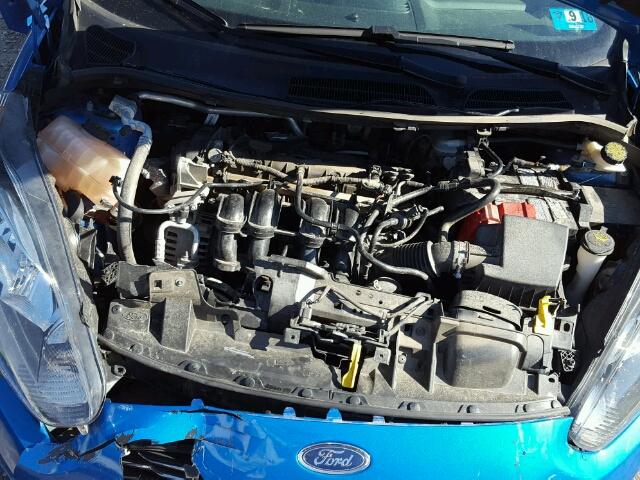 3FADP4EJ8EM186340 - 2014 FORD FIESTA SE BLUE photo 7