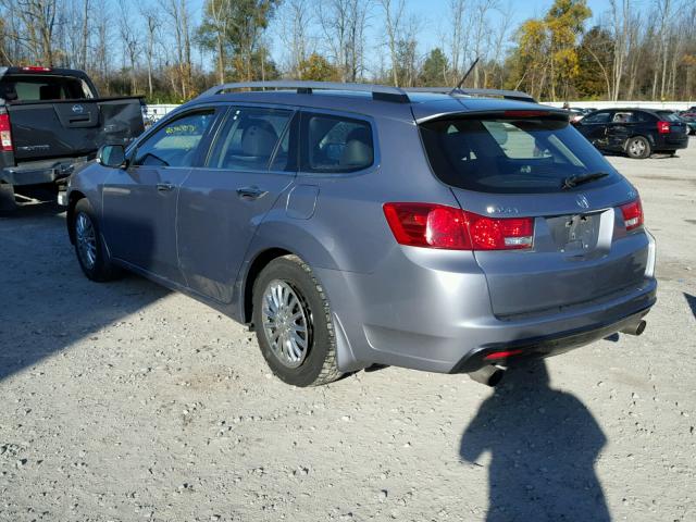 JH4CW2H53BC002297 - 2011 ACURA TSX SILVER photo 3