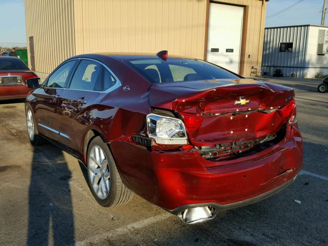 2G1145S30H9132831 - 2017 CHEVROLET IMPALA PRE MAROON photo 3