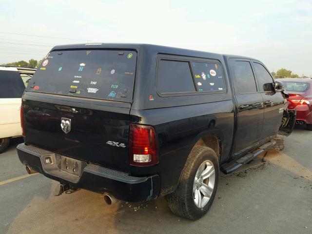 1C6RR7MT9DS531466 - 2013 RAM RAM TRUCK BLACK photo 4