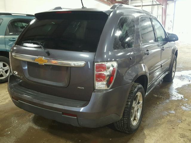 2CNDL73F576007962 - 2007 CHEVROLET EQUINOX LT GRAY photo 4