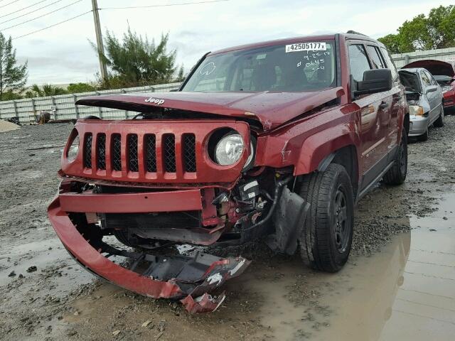 1C4NJPBA3GD600645 - 2016 JEEP PATRIOT SP RED photo 2