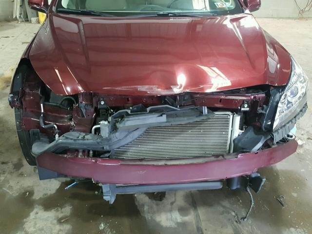 1G11C5SL4FF343084 - 2015 CHEVROLET MALIBU 1LT RED photo 9