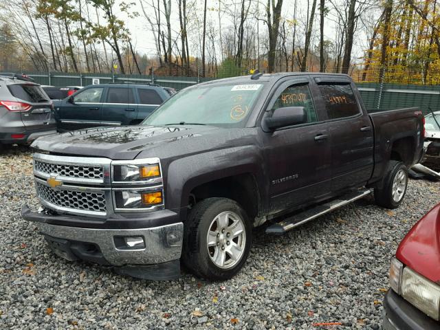 3GCUKREC6FG510957 - 2015 CHEVROLET SILVERADO BLACK photo 2