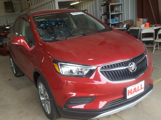 KL4CJASB7JB711208 - 2018 BUICK ENCORE PRE RED photo 1