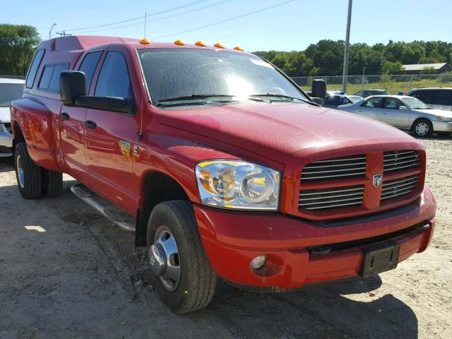 3D7MX48A78G159953 - 2008 DODGE RAM 3500 S RED photo 1