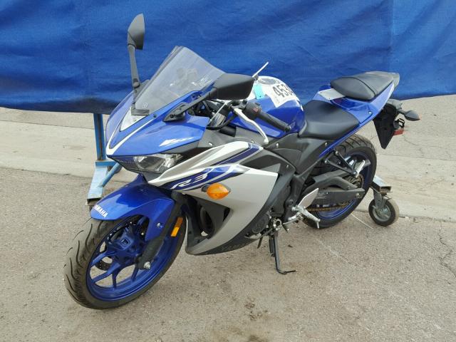 MH3RH06Y2GK013961 - 2016 YAMAHA YZFR3 BLUE photo 2