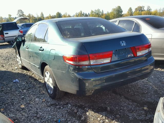 1HGCM56323A086427 - 2003 HONDA ACCORD GREEN photo 3