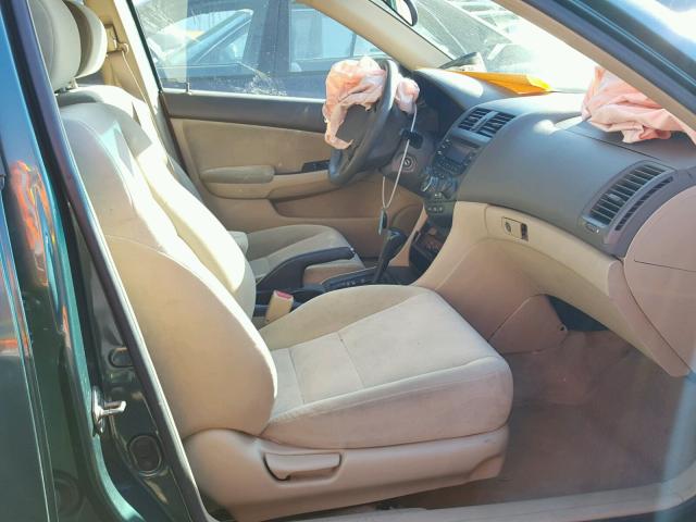 1HGCM56323A086427 - 2003 HONDA ACCORD GREEN photo 5