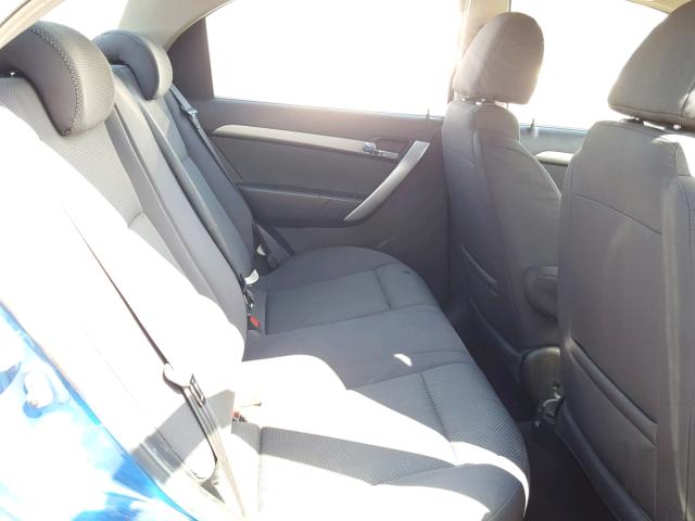 KL1TD56E99B339172 - 2009 CHEVROLET AVEO LS BLUE photo 6