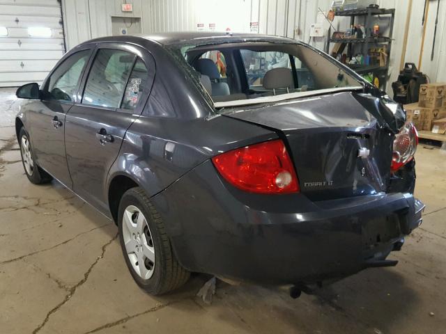 1G1AL58F487142994 - 2008 CHEVROLET COBALT LT GRAY photo 3