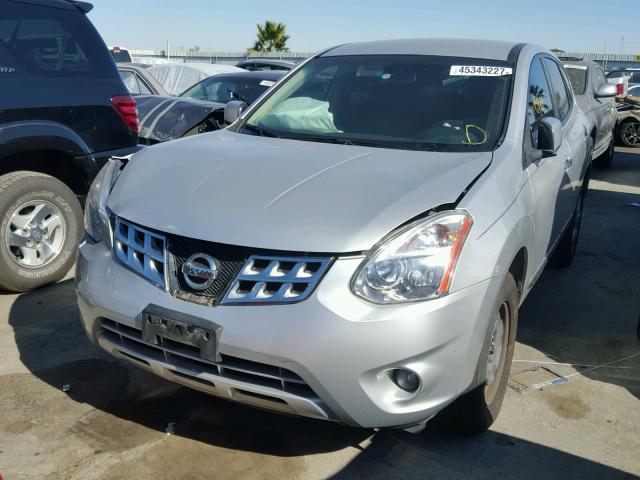 JN8AS5MTXCW264266 - 2012 NISSAN ROGUE S SILVER photo 2