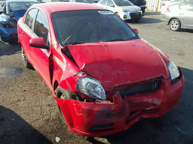 KL1TD5DE0BB146997 - 2011 CHEVROLET AVEO LS 红色 照片 1