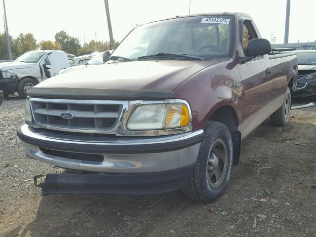 2FTZF1723WCA50993 - 1998 FORD F150 BURGUNDY photo 2