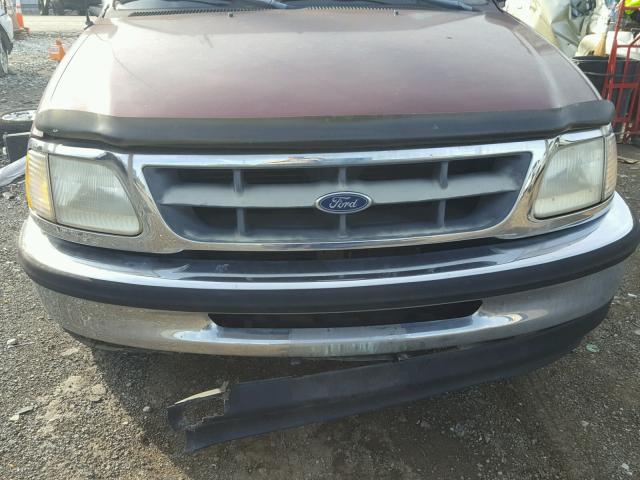 2FTZF1723WCA50993 - 1998 FORD F150 BURGUNDY photo 9