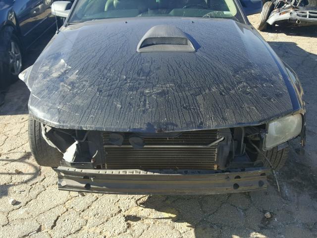 1ZVFT82H765118042 - 2006 FORD MUSTANG GT BLACK photo 9