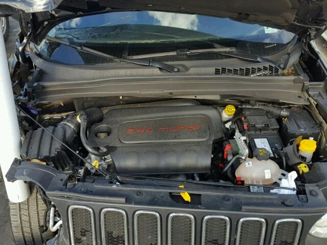 ZACCJBBBXHPF50753 - 2017 JEEP RENEGADE L BLACK photo 7