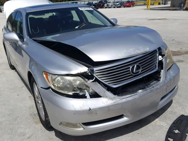 JTHBL46F585067080 - 2008 LEXUS LS 460 SILVER photo 1