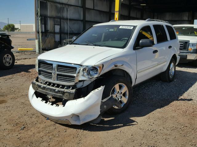 1D8HD58N37F574170 - 2007 DODGE DURANGO LI WHITE photo 2