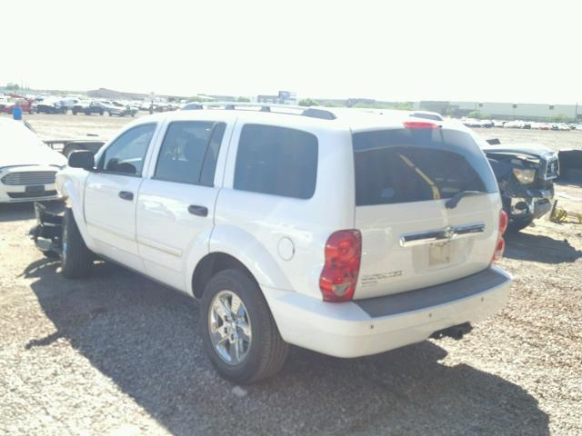 1D8HD58N37F574170 - 2007 DODGE DURANGO LI WHITE photo 3