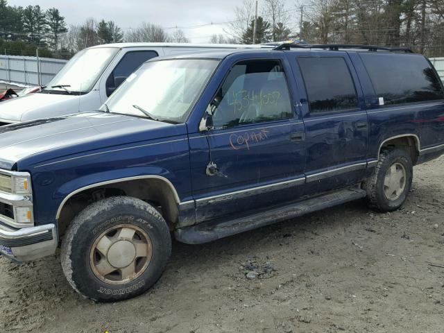 3GNFK16R9WG127731 - 1998 CHEVROLET SUBURBAN K BLUE photo 10