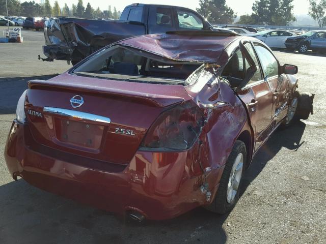 1N4AL21E37N430237 - 2007 NISSAN ALTIMA 2.5 RED photo 4