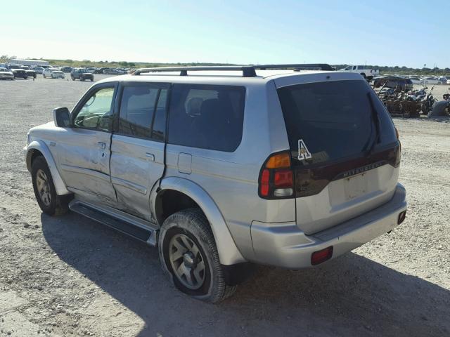 JA4LS41R92J052309 - 2002 MITSUBISHI MONTERO SP SILVER photo 3