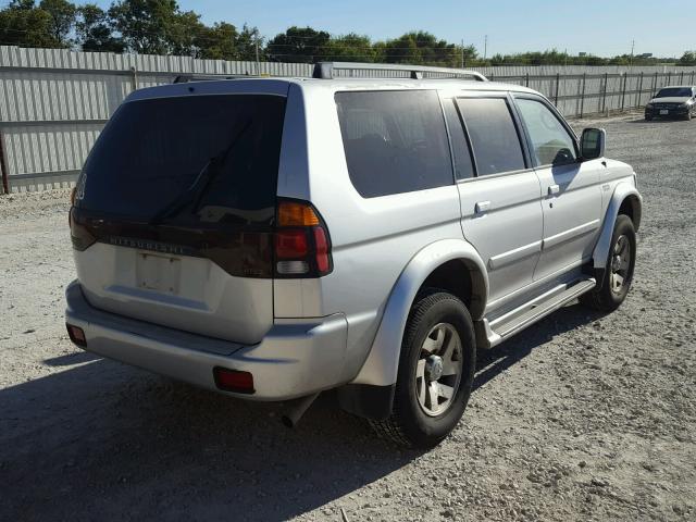 JA4LS41R92J052309 - 2002 MITSUBISHI MONTERO SP SILVER photo 4