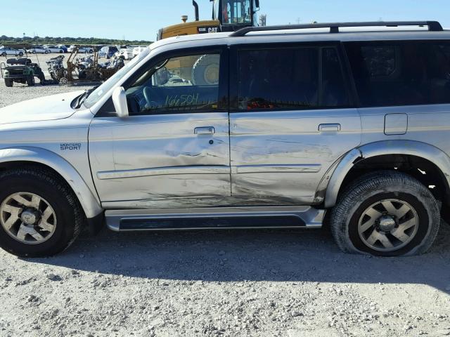 JA4LS41R92J052309 - 2002 MITSUBISHI MONTERO SP SILVER photo 9