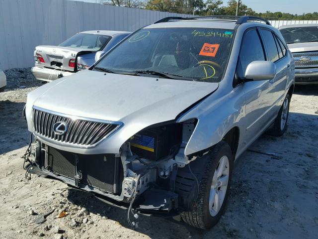 2T2GK31U57C008876 - 2007 LEXUS RX 350 SILVER photo 2