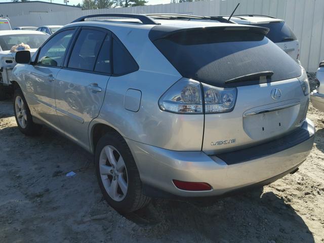 2T2GK31U57C008876 - 2007 LEXUS RX 350 SILVER photo 3