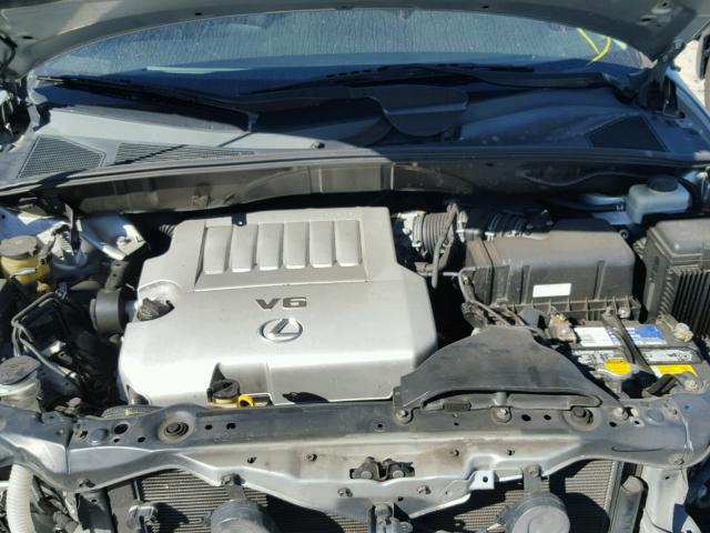 2T2GK31U57C008876 - 2007 LEXUS RX 350 SILVER photo 7