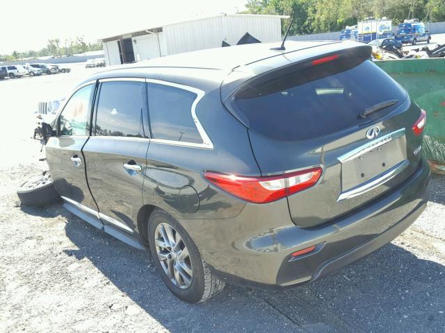 5N1AL0MM1EC505720 - 2014 INFINITI QX60 GRAY photo 3