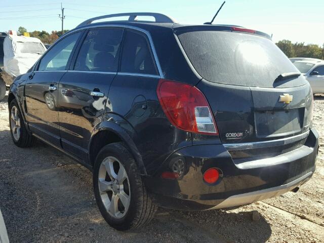 3GNAL4EK4DS630302 - 2013 CHEVROLET CAPTIVA LT BLACK photo 3